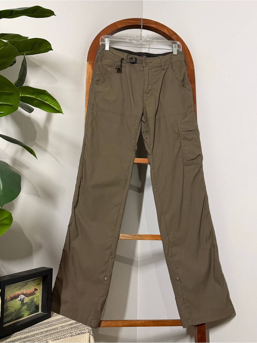 Prana Men's 28/34 Brown Stretch Zion Pants Style 1969791